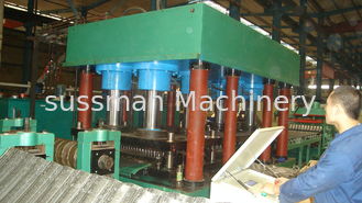 PLC Touch Screen Control Steel Silo Roll Forming Machines Gcr15 Steel Rollers