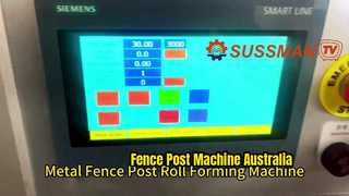 আপনার জন্য অস্ট্রেলিয়া ফেন্স পোস্ট C65mm চ্যানেল রোল ফর্মিং মেশিন চালু করুন